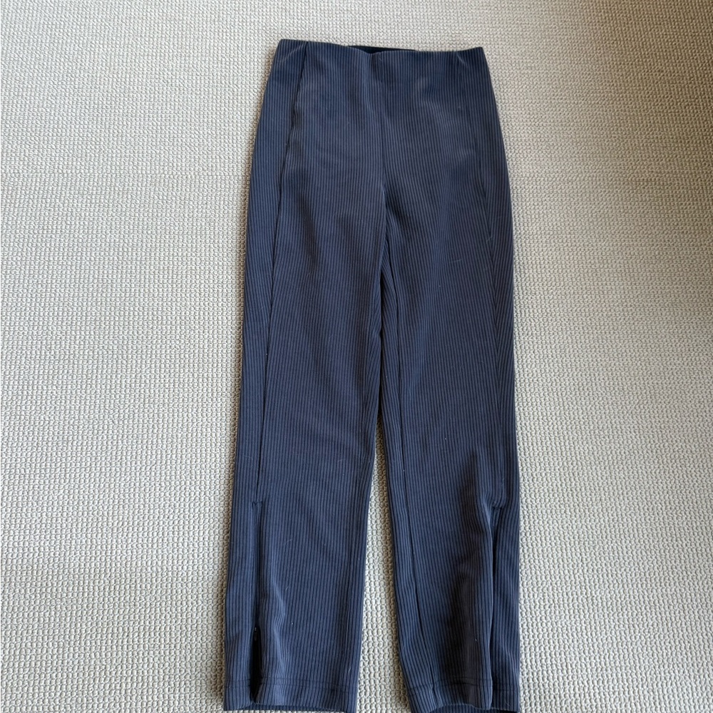 Black Pinstripe Pants